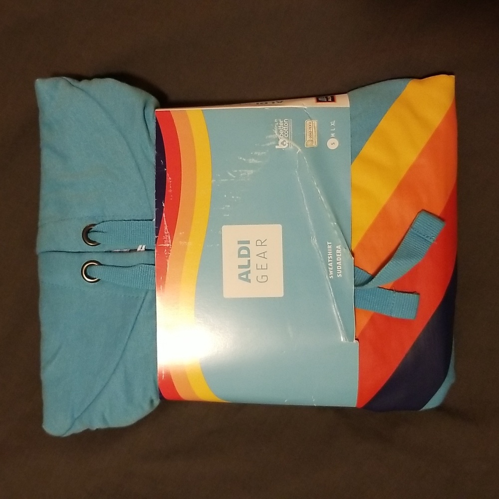 Aldi Gear Blue Hooded Sweatshirt